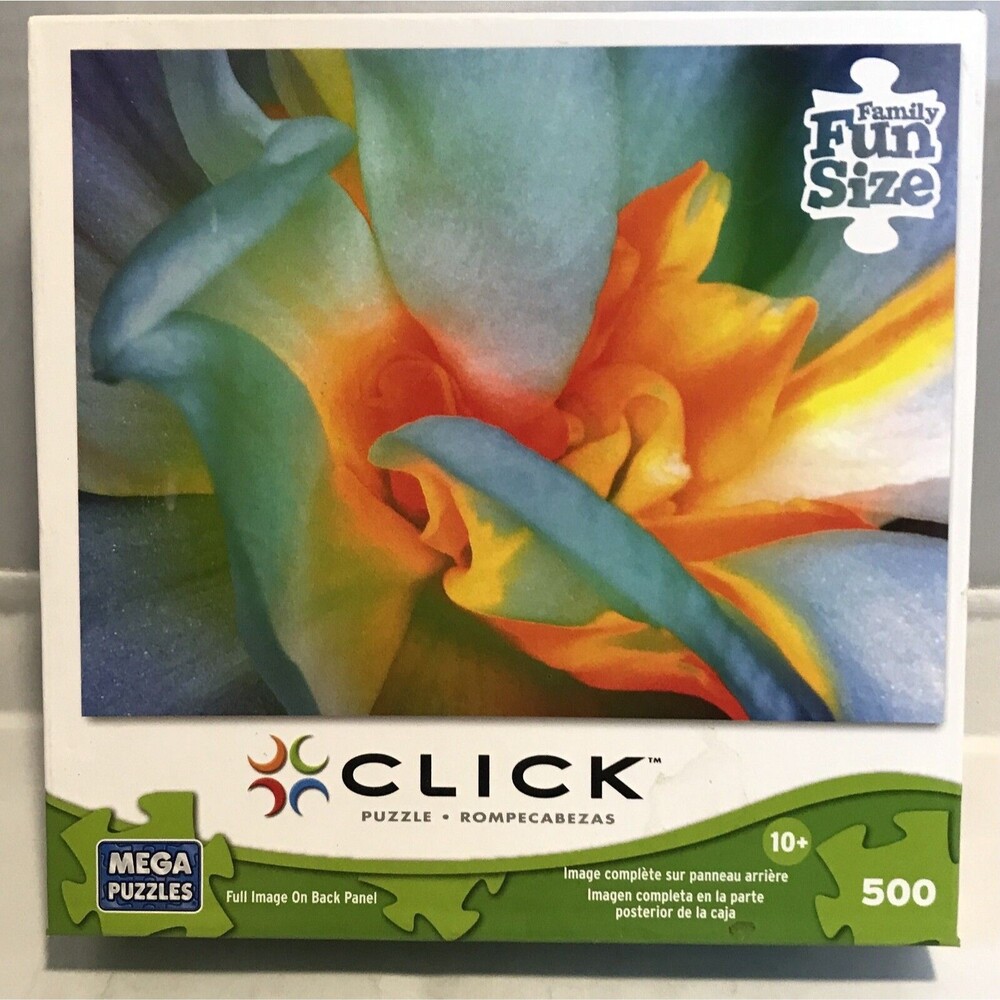 500 Piece Family Fun Size Puzzle "Flower" [072348205089] Click 20508AJN